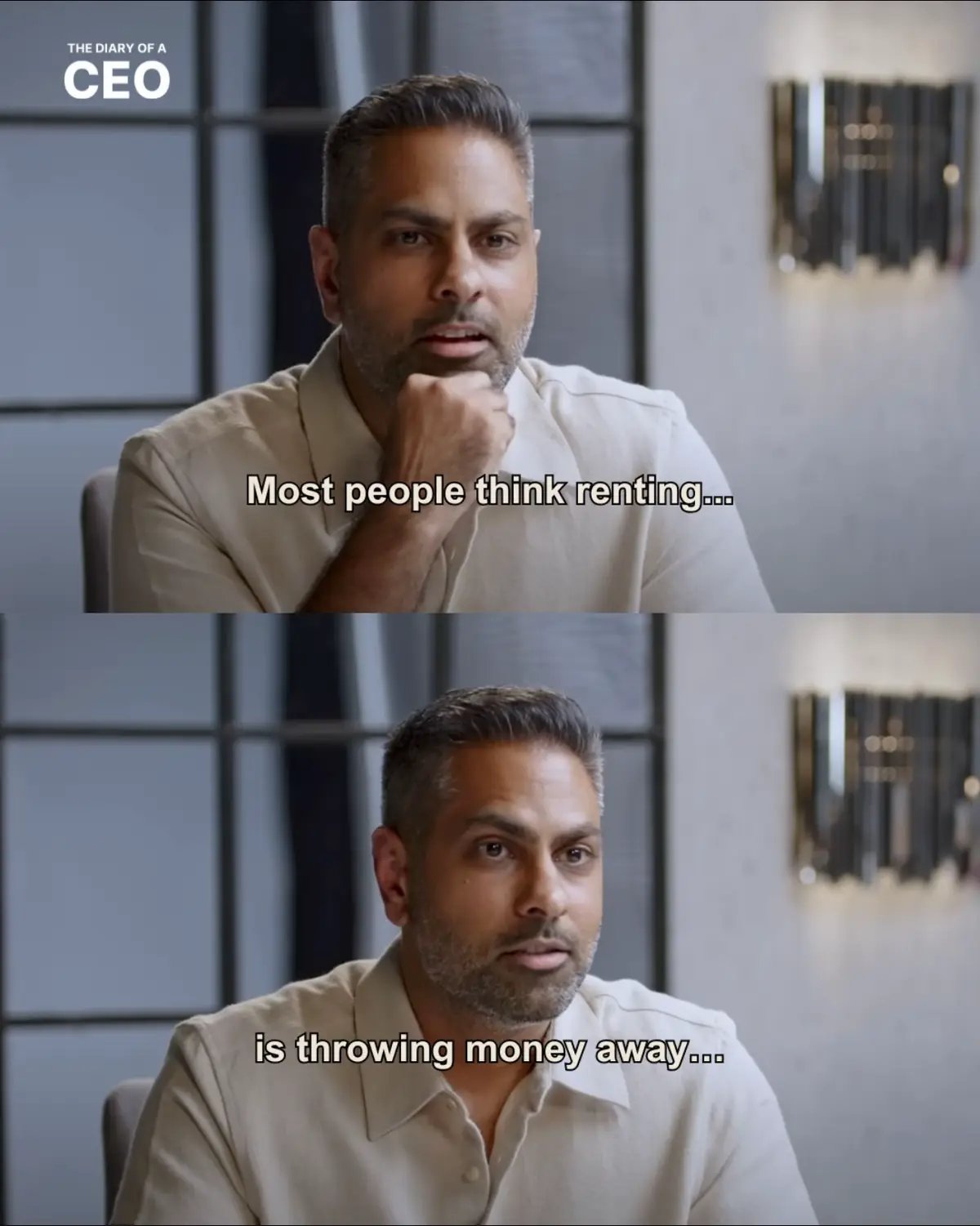 Ramit Sethi breaks down why renting isn’t a financial failure, it’s often the better option. What are your thoughts on this?  #diaryofaceo #podcast #clips #podcastclips #money #finance #housing #renting #rent #house #moneytips #economy #financial 